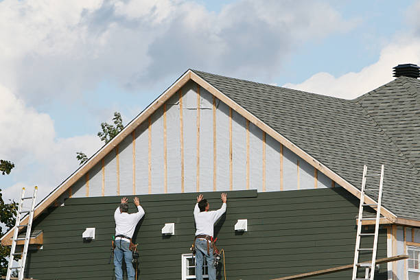 Professional Emergency Siding Repair technician working in Cypress, TX